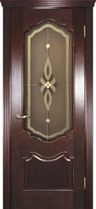 Межкомнатная дверь Фрейм 01 Красное дерево