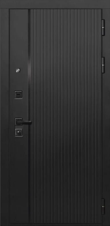 Входная дверь ДвериПРО L-45 L-5 (16мм, белая эмаль) DPRO196932 внешняя сторона