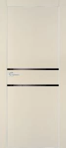 Межкомнатная дверь PX-18 AL кромка с 4-х ст. Бежевый матовый