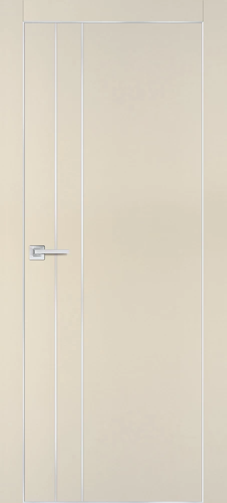 Фото Межкомнатная дверь PX-14  AL кромка с 4-х ст. Бежевый матовый