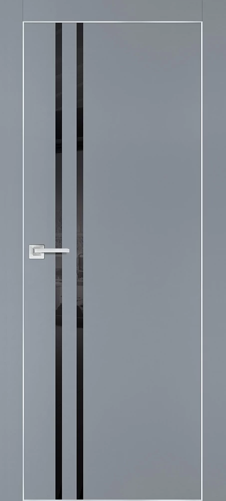 Фото Межкомнатная дверь PX-11  AL кромка с 4-х ст. Серый матовый