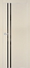 Межкомнатная дверь PX-11  AL кромка с 4-х ст. Бежевый матовый